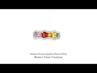 Rainbow Dreams Sapphire Diamond Ring