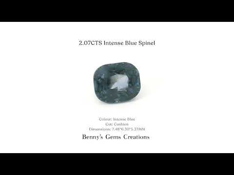 2.07CTS Intense Blue Spinel - Benny's Gems Creations
