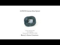 2.07CTS Intense Blue Spinel - Benny's Gems Creations