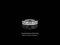 Emerald Cut Diamond Stack Ring featuring emerald cut diamonds in fine jewelry setting