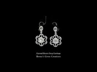 Eternal Bloom Drop Diamond Earrings