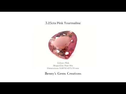 3.25cts Natural Pink Tourmaline