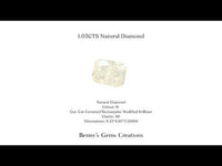 1.03CTS Natural Diamond - Benny's Gems Creations