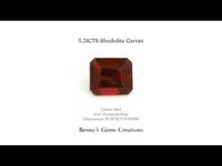 5.31CTS Rhodolite Garnet - Benny's Gems Creations