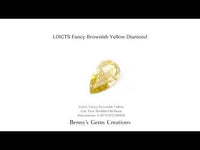 1.01 carats fancy brownish yellow diamond with radiant sparkle and exquisite color tone, perfect for engagement rings or luxury jewelry designs