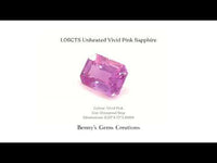 1.06CTS Unheated Vivid Pink Sapphire