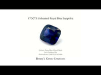 1.70CTS Unheated Royal Blue Sapphire