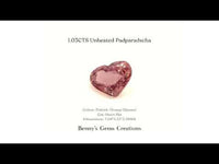 1.03CTS Unheated Padparadscha - Benny's Gems Creations
