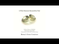 1.17Cts Natural Alexandrite Pair