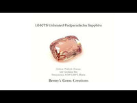 1.64CTS Unheated Padparadscha Sapphire - Benny's Gems Creations