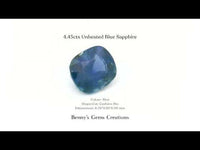 4.45cts Unheated Blue Sapphire