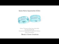 Santa Maria Aquamarine 9.32ct - Benny's Gems Creations