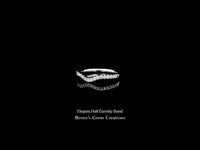 * Best Seller * Elegant Half Eternity Band with sparkling diamonds in a timeless and elegant design 

