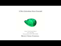 2.36cts Colombian Muzo Emerald - Benny's Gems Creations