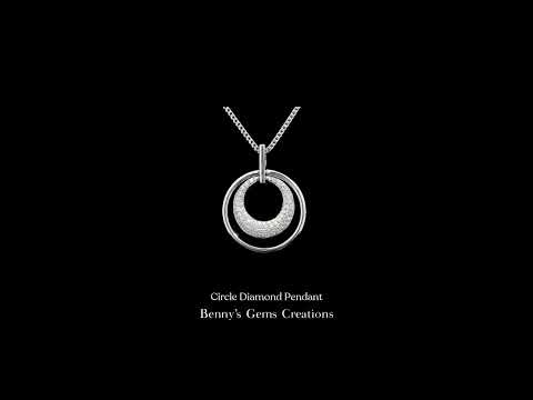 Circle Diamond Pendant
