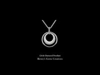 Circle Diamond Pendant