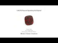 1.16CTS Natural Sparkling Red Spinel - Benny's Gems Creations
