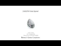 2.60CTS Violet Spinel