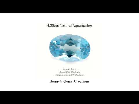 4.35cts Natural Aquamarine