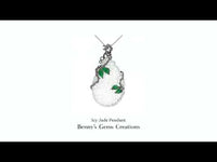 Icy Jade Pendant made of natural jade with unique elegant design
