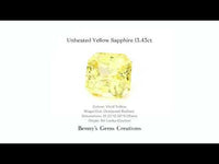 Unheated Yellow Sapphire