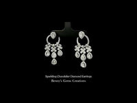 Sparkling Chandelier Diamond Earrings
