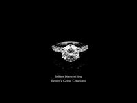 Brilliant diamond ring with sparkling facets for maximum shine, perfect for engagement or special occasions