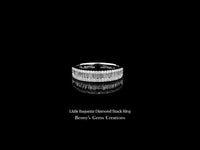Elegant slim Little Baguette Diamond Stack Ring for modern layered jewelry looks