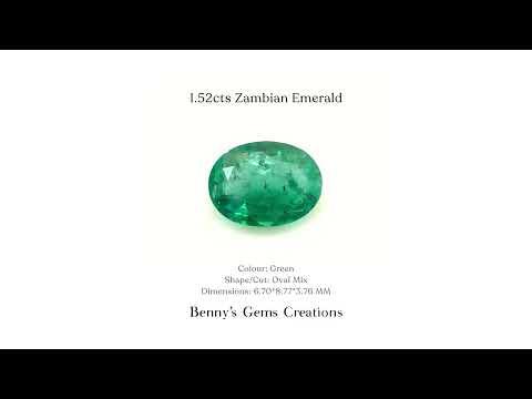 1.52cts Zambian Emerald