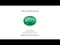 1.52cts Zambian Emerald