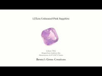 1.23cts Unheated Pink Sapphire - Benny's Gems Creations
