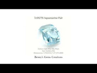 3.10CTS Aquamarine Pair