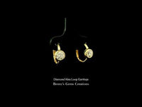 Diamond Kiss Loop Earrings