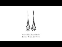 Dramatic Lines Diamond Earring showcasing linear diamond arrangement and refined craftsmanship