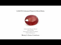 2.83CTS Unheated Pigeon's Blood - Benny's Gems Creations
