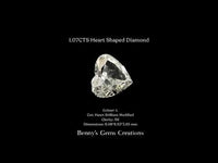 1.07CTS Heart Shaped Diamond