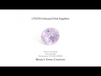 1.77CTS Unheated Pink Sapphire - Benny's Gems Creations
