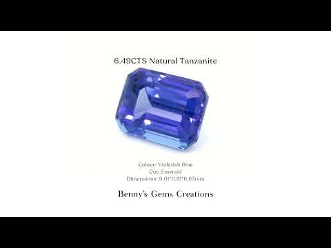 6.49CTS Natural Tanzanite
