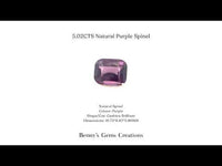 5.02ct Purple Spinel - Benny's Gems Creations
