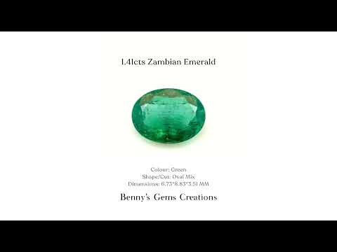1.41cts Zambian Emerald