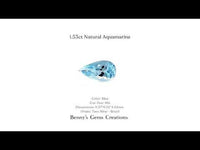1.53cts Natural Aquamarine - Benny's Gems Creations