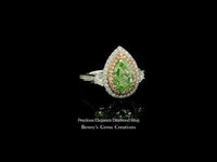 Green Diamond Ring