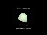 6.74CTS Australian Milky White Opal
