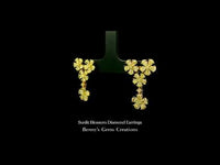 Sunlit Blossom Diamond Earrings