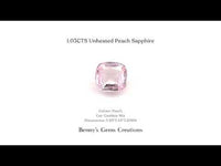 1.03CTS Unheated Peach Sapphire