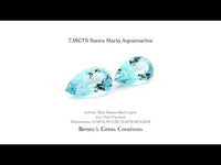 7.18CTS Santa Maria Aquamarine - Benny's Gems Creations
