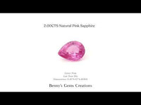 2.00CTS Natural Pink Sapphire