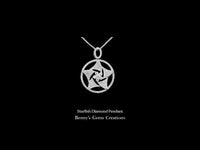 Bold Starfish Diamond Gold Pendant with diamond details, textured finish and sparkling accents