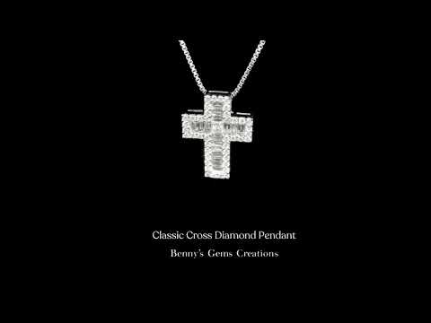 Classic Cross Diamond Pendant