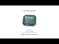 Premium 2.33 carat sapphire gem for bespoke ring settings